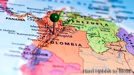 χάρτη-Κολομβία