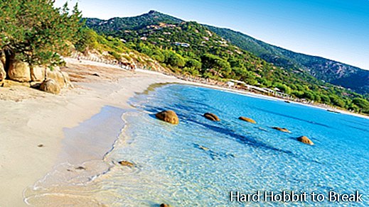 Korsikas pludmale