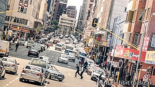 Ulice v Johannesburgu