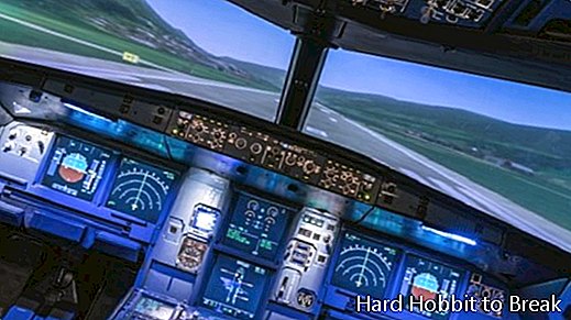 lidojuma simulatora attēls