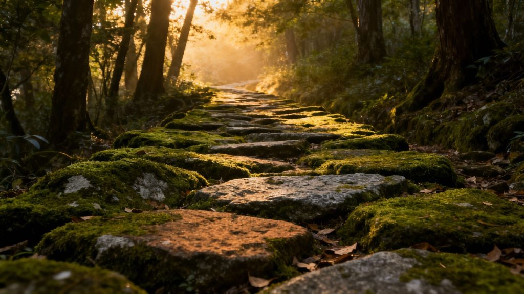 Whispers of Moss and Stone: Where Ancient Paths Hold the Echoes of Forgotten Footsteps