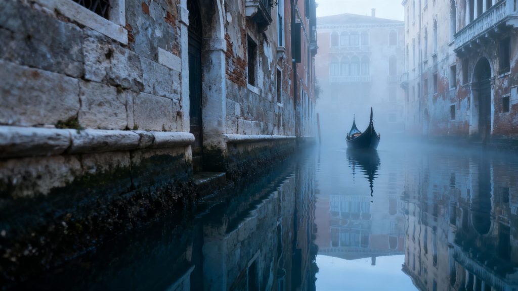 Echoes in the Mist: Venice's Silent Symphony of Stone and Water