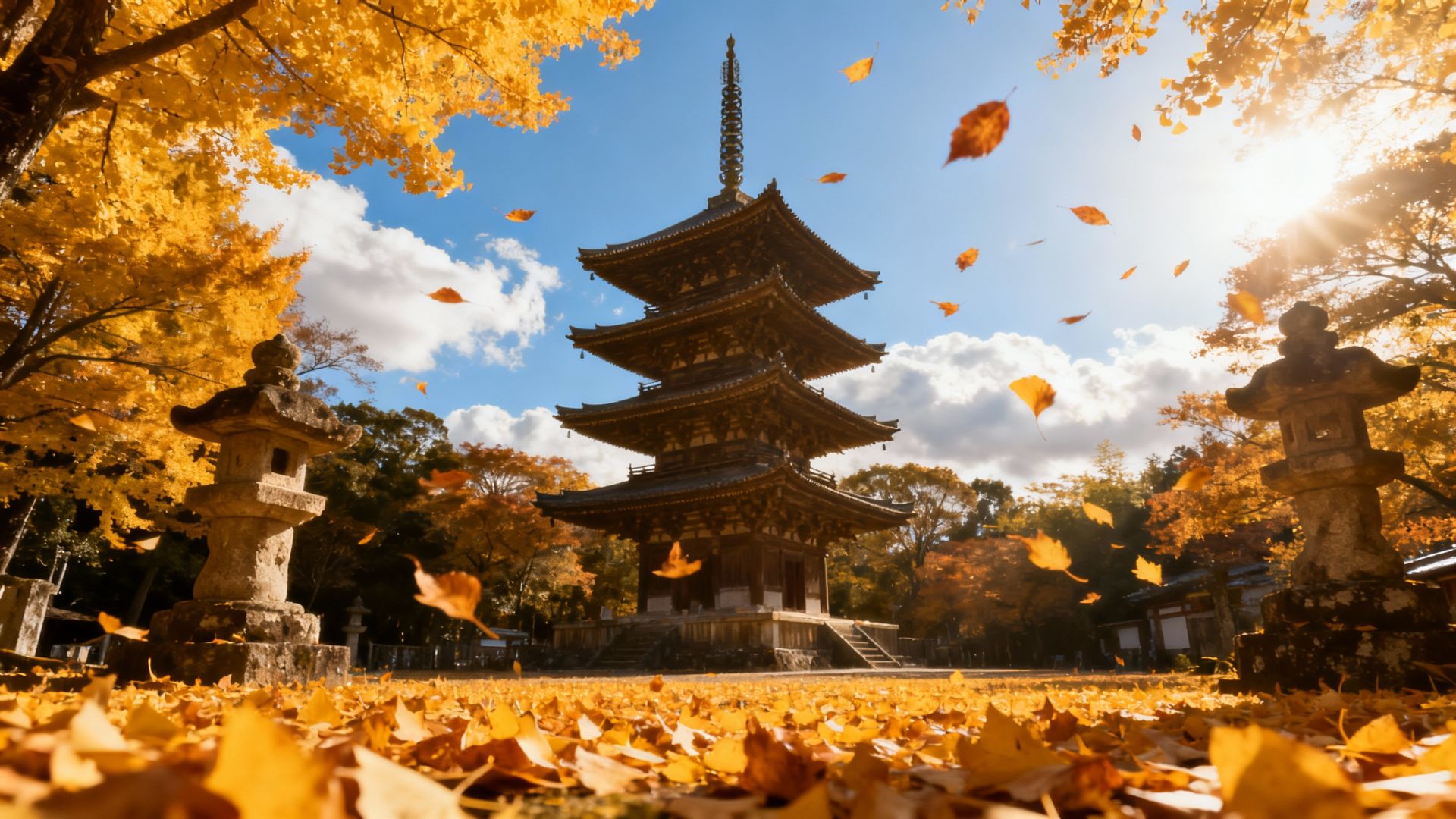 Whispers of Ancient Stones: Kyoto's Timeless Embrace Under Autumn Skies